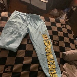 Kids Light Blue SpongeBob Sweatpants